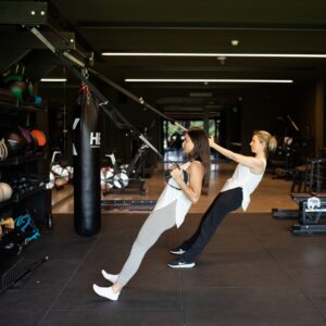 Una sessió d'entrenament personal a INNAT